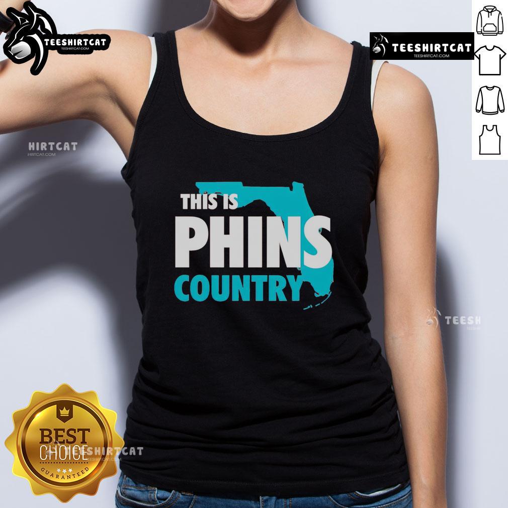 Premium This Is Phins Country tank top featuring a vibrant design, perfect for fans of Phins Country and casual wear.