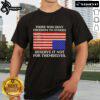 Premium USA Flag T-shirt featuring 'Those Who Deny Freedom To Others Deserve It Not For Themselves' slogan.