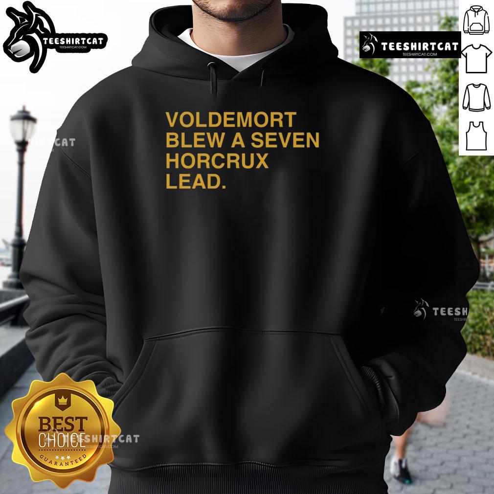 Premium Voldemort Blew A Seven Horcrux Lead Hoodie featuring a striking design for Harry Potter fans.