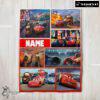 Pretty Awesome Disney Pixar Cars Collage Blanket Fleece Customized Blanket
