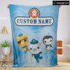 Pretty BBC The Octonauts Velveteen Cute Blanket Fleece Customized Blanket