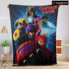 Pretty Cartoon Big Hero 6 Friends Blanket Fleece Customized Blanket