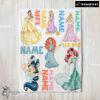 Pretty Cartoon Disney Princess Blanket Fleece Customized Blanket