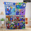Pretty Cartoon Rainbow Friends Roblox Blanket Fleece Customized Blanket