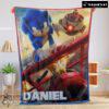 Pretty Cartoon Sonic With Friends Blanket Fleece Customized Blanket