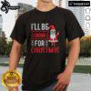 Festive 'Pretty I'll Be Gnome For Christmas' T-Shirt featuring a cheerful gnome design, perfect for holiday celebrations.