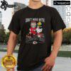 Pretty Snoopy and Charlie Brown Peanuts shirt featuring 'Don't Mess With Kansas City Chiefs' football design.