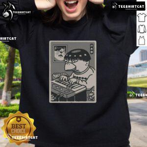 Alt Text: Pretty Yokai Synths Japanese retro sweatshirt featuring colorful designs, perfect for anime and vintage fashion lovers.