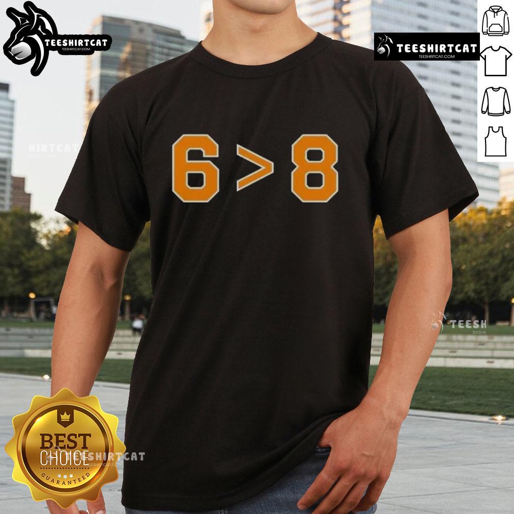 Top 6-8 Tennessee Volunteers Football T-Shirt featuring vibrant team colors and logo, perfect for fans and game day.