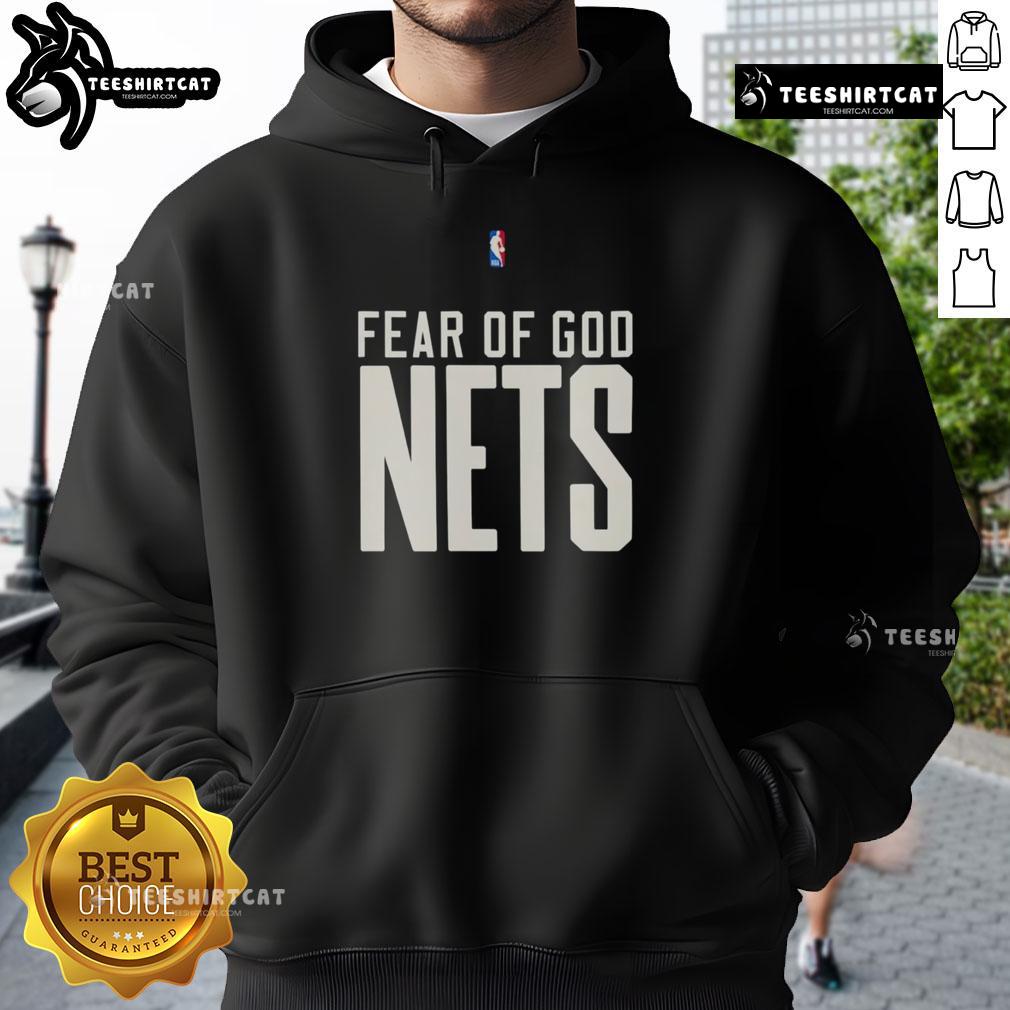 Top Brooklyn Nets NBA Fear of God hoodie featuring a stylish design for fans and streetwear enthusiasts.
