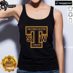 Top Maroon Southwest Texas Bobcats Cuar Tank Top from Texas State 1899, featuring a stylish design perfect for fans.