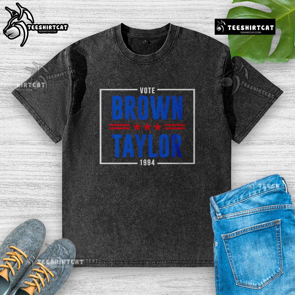 Top Vote for Brown Taylor Washed T-Shirt featuring a soft, vintage style perfect for casual wear.