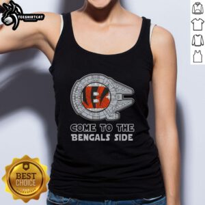 Awesome Star Wars Cincinnati Bengals side tank top featuring bold graphics and a stylish design for fans.