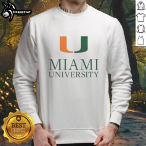 Nice Miami University sweatshirt in vibrant colors, perfect for showing school spirit and staying cozy on campus.