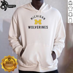 Stylish Nice Michigan Wolverines hoodie featuring the team's logo, perfect for game day and casual wear.