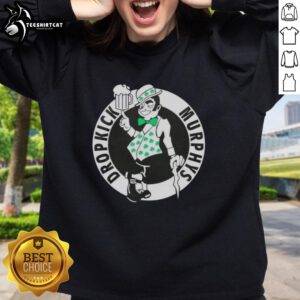 Original Dropkick Murphys band logo sweatshirt featuring bold graphics and a classic design for fans of the band.
