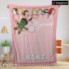 Pretty Cute Marvel Avengers Assemble Avengers Chibi Character Sleeping Blanket Fleece Customized Blanket