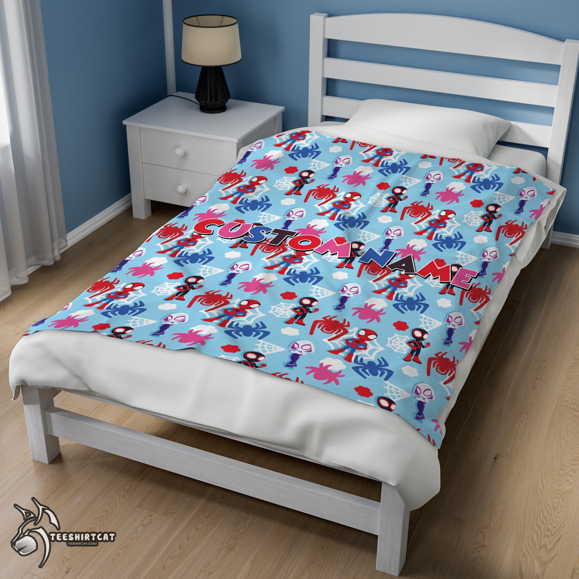 Pretty Marvel Superhero Spidey And His Amazing Friends Birthday Cute Blanket Fleece Customized Blanket - Image 3