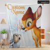 Pretty Disney Bambi And Thumper Blanket Fleece Customized Blanket