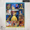 Pretty Disney Beauty And The Beast Mystery To Love Collage Blanket Fleece Customized Blanket