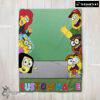 Pretty Disney Big City Greens Peeking Family Blanket Fleece Customized Blanket