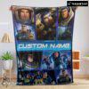 Pretty Disney Buzz Lightyear Collage Fleece Customized Blanket