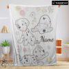 Pretty Disney Cartoon 101 Dalmatians Cute Blanket Fleece Customized Blanket