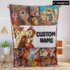 Pretty Disney Cartoon Chip And Dale Family Cute Blanket Fleece Customized Blanket