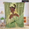 Pretty Disney Princess Tiana Blanket Fleece Customized Blanket