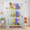Pretty Disney Winnie The Pooh And Stitch Fleece Blanket Customize Blanket