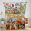 Pretty Disney Winnie The Pooh With Friends Blanket Fleece Customized Blanket