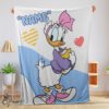 Pretty Donald Duck Girlfriend Daisy Blanket Fleece Customized Blanket