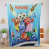 Pretty Finding Nemo With Friends Blanket Fleece Customized Blanket