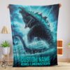 Pretty Godzilla King Of The Monsters Blanket Fleece Customized Blanket