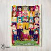 Pretty Gravity Falls Mystery Shack Characters Collage Blanket Fleece Customized Blanket