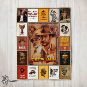 Pretty Indiana Jones Raiders Of The Lost Ark Adventure Blanket Fleece Customized Blanket