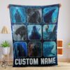 Pretty King Of The Monsters Godzilla Blanket Fleece Customized Blanket