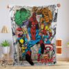 Pretty Marvel Comics Superhero Blanket Fleece Customized Blanket