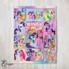 Pretty My Little Pony Characters Friendship Is Magic Collage Blanket Fleece Customized Blanket