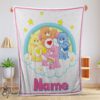 Pretty Nelvana The Care Bears Family Fleece Blanket Customize Blanket