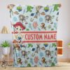 Pretty Pixar Toy Story Cowgirl With All Friends Blanket Fleece Customized Blanket