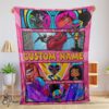 Pretty Prehistoric Adventure Girl Warrior Blanket  Customize Blanket