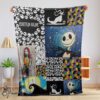 Pretty The Nightmare Before Christmas Jack Skellington Sally Zero Halloween Customized Blanket