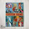 Pretty The Sword In The Stone Magical Journey Collage Blanket Fleece Customized Blanket