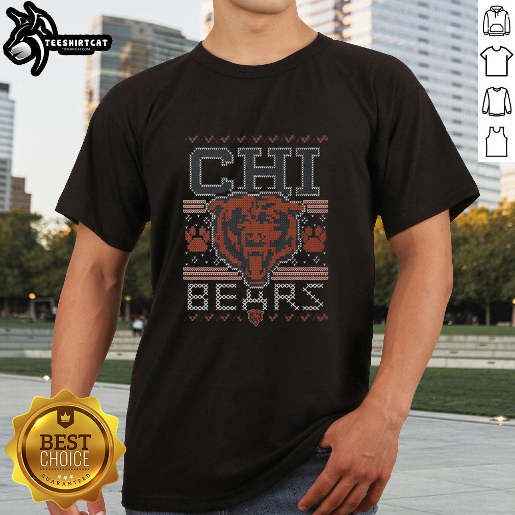 Good Chicago Bears Holiday T-Shirt featuring festive design, perfect for fans celebrating the season in style.