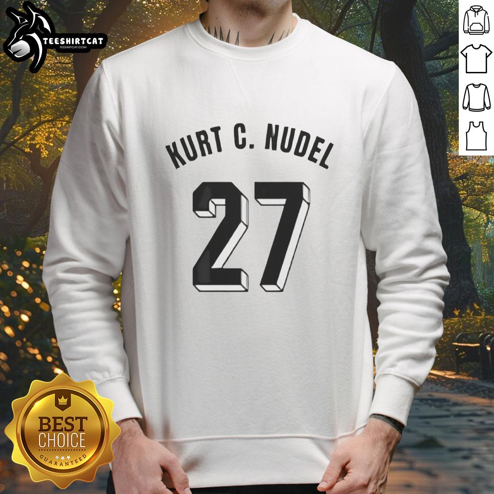 Good Kurt C Nudel 27 sweatshirt in vibrant colors, showcasing a stylish and comfortable design for casual wear.