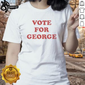 Good Vote For George Kittle Ladies Tee featuring stylish design and vibrant colors, perfect for 49ers fans.
