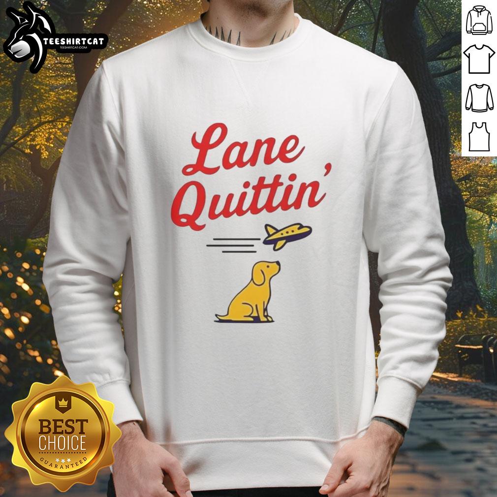 Alt Text: Lane Kiffin football coach sweatshirt featuring a dog and airplane design, perfect for fans and casual wear.