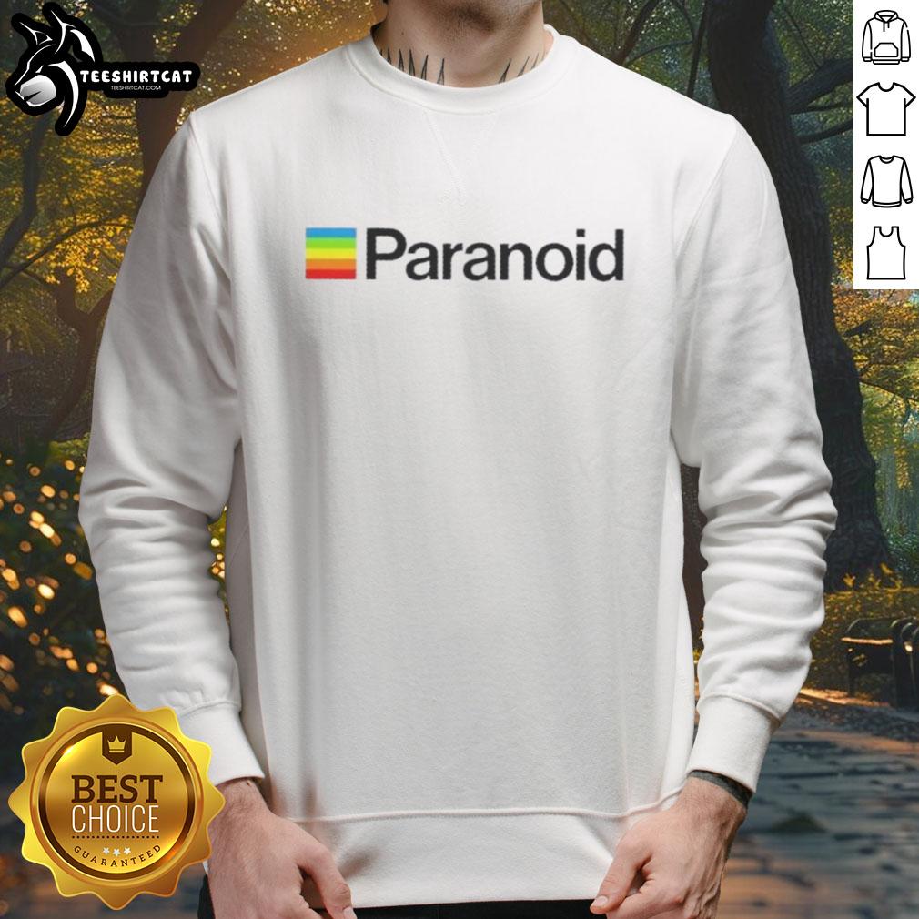 Stylish Nice Paranoid Sweatshirt in vibrant colors, perfect for casual wear and showcasing unique streetwear fashion.