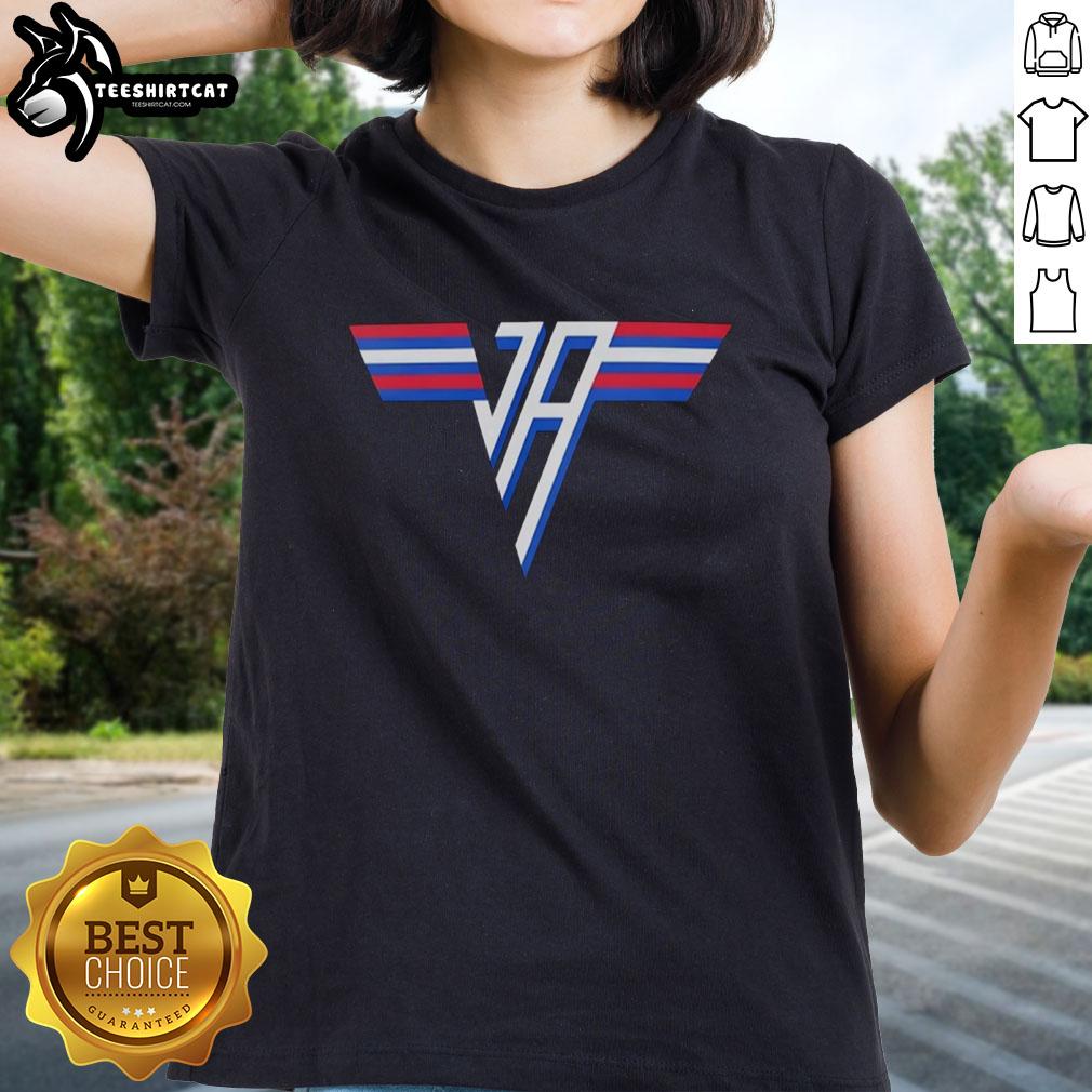 Stylish Nice Van Allen Buffalo Bills Josh Allen logo ladies tee, perfect for fans supporting their favorite quarterback.